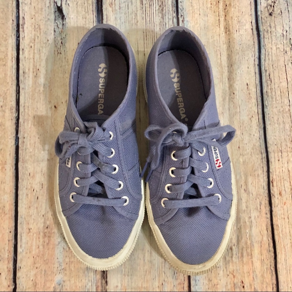 Superga Slate Blue Casual Sneakers - Picture 4 of 12